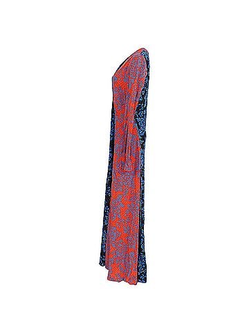 Diane von Furstenberg Diane Von Furstenberg Floral-Print Maxi Dress in Multicolor Silk (view 2)