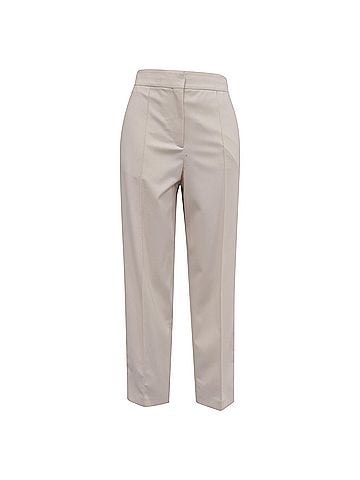 Proenza Schouler Proenza Schouler High-Rise Carrot Pants in White Wool (view 1)