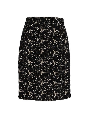 Proenza Schouler Proenza Schouler Knee Length Printed Skirt in Multicolor Wool (view 1)