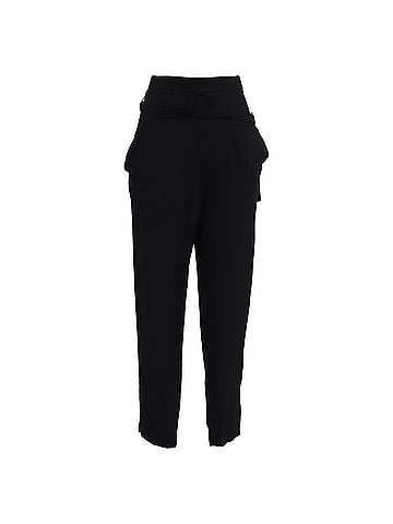 Proenza Schouler Proenza Schouler Trousers in Black Viscose (view 1)