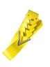 Retro 100% Faux Leather Yellow Belt Size S - photo 2