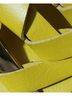 Retro 100% Faux Leather Yellow Belt Size S - photo 7
