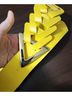 Retro 100% Faux Leather Yellow Belt Size S - photo 4