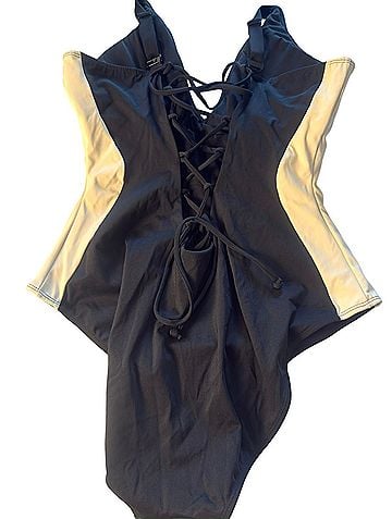 TA3 TA3 Plungey Shapewear 2X Black Oat One Piece Swimsuit (view 2)