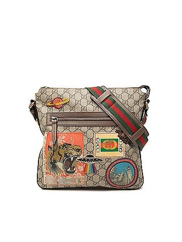 Gucci GG Supreme Web Courrier Crossbody (view 1)