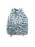 Miu Miu 100% Canvas Blue Printed Canvas Drawstring Pouch One size - photo 1