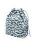 Miu Miu 100% Canvas Blue Printed Canvas Drawstring Pouch One size - photo 3