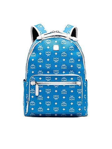 MCM Medium Visetos Coated Canvas Stark Backpack (view 1)