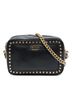 Prada 100% Leather Black City Calf Studded Camera Bag One size - photo 1