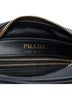 Prada 100% Leather Black City Calf Studded Camera Bag One size - photo 6