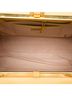 Prada 100% Leather Yellow Saffiano Lux Pyramid Frame Handbag One size - photo 5
