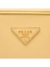 Prada 100% Leather Yellow Saffiano Lux Pyramid Frame Handbag One size - photo 6