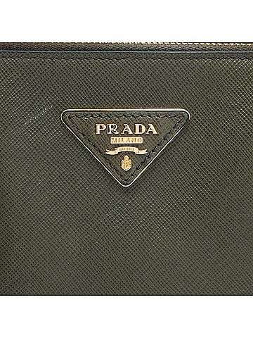 Prada Medium Bicolor Saffiano Lux Galleria Double Zip Satchel (view 2)