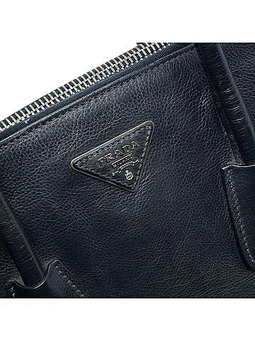 Prada Glace Calf Twin Pocket Double Handle Satchel (view 2)