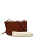 Loewe 100% Leather Brown Leather Gate Double Zip Pouch One size - photo 7