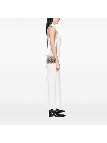 Saint Laurent Toy Matelasse Suede Monogram LouLou Crossbody (view 2)