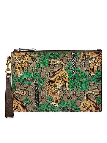 Gucci GG Supreme Bengal Clutch (view 1)