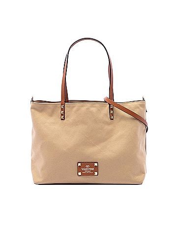 Valentino Canvas Rockstud Glam Lace Reversible Tote (view 1)