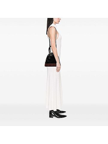 Saint Laurent Leather Y Cutout Satchel (view 2)