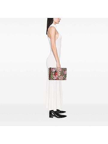Gucci GG Supreme Blooms Clutch (view 2)