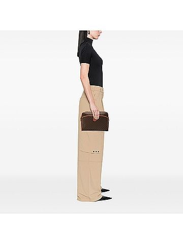 Céline Macadam Coated Canvas Clutch (view 2)