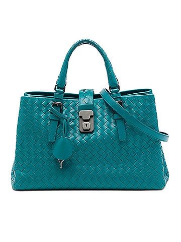 Bottega Veneta Small Nappa Intrecciato Roma Satchel (view 1)