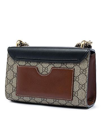 Gucci Small GG Supreme Padlock Crossbody (view 2)