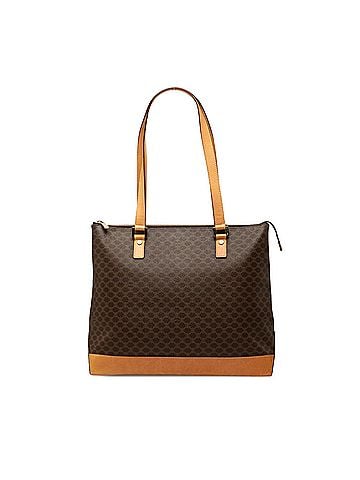 Céline Macadam Coated Canvas Tote (view 1)