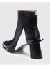 REVOLVE 100% Leather Black White Ankle Boots Size EU 38 - photo 9