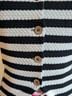 Maeve Stripes Black White Sleeveless Top Size M - photo 4