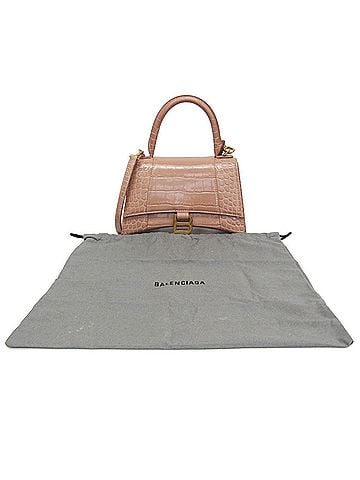 Balenciaga Balenciaga Hour Glass 593546 Women's Leather Handbag,Shoulder Bag Pink Beige (view 2)