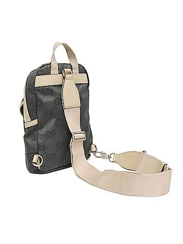 Gucci Gucci Off The Grid 658631 Men's Nylon,Leather Shoulder Bag,Sling Bag Gray,Light Beige (view 2)