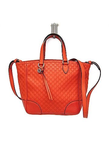 Gucci Gucci MicroGuccissima 449241 Women's Leather Handbag,Shoulder Bag Orange (view 1)