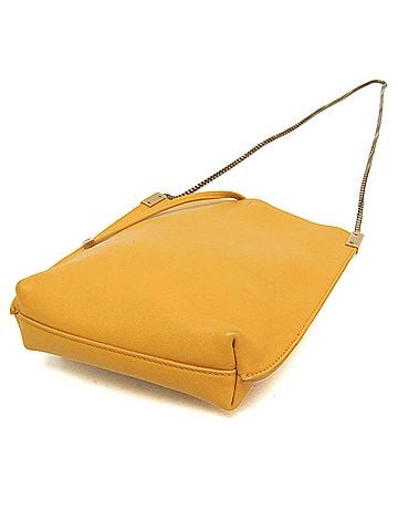 Saint Laurent Saint Laurent Small Hobo Chain Shoulder Bag 654990 Women's Leather Shoulder Bag Yellow (view 2)