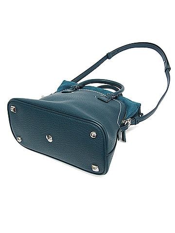 Maison Margiela Maison Margiela 5AC S56WG0082 Women's Leather,Canvas Handbag,Shoulder Bag Blue Green (view 2)