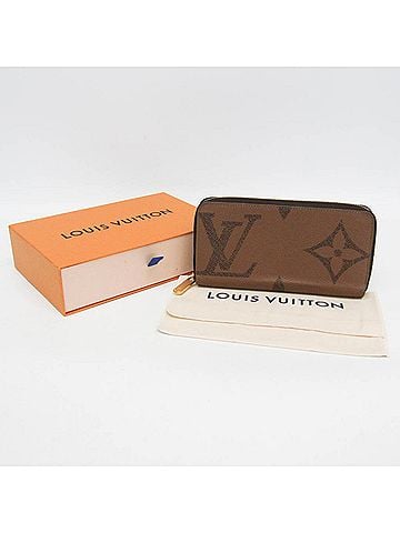 Louis Vuitton Louis Vuitton Monogram Reverse Zippy Wallet Monogram Giant M69353 Women's Monogram Reverse Wallet (bi-fold) Brown (view 2)