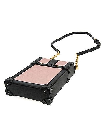 Louis Vuitton Louis Vuitton Epi Trunk Vertical M67872 Women's Shoulder Bag Black,Rose Ballerine (view 2)