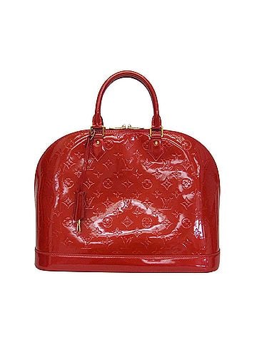 Louis Vuitton Louis Vuitton Monogram Vernis Alma GM M93596 Women's Handbag Pomme D'amour (view 1)