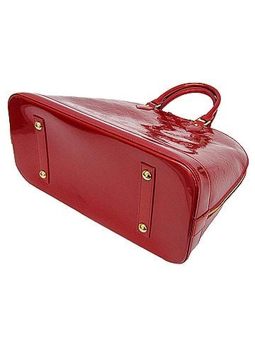 Louis Vuitton Louis Vuitton Monogram Vernis Alma GM M93596 Women's Handbag Pomme D'amour (view 2)