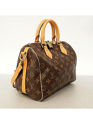 Louis Vuitton Louis Vuitton Monogram Speedy Bandoulière 25 Handbag M46977 Brown 2-way bag for women (view 2)