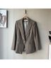 Veronica Beard Plaid Brown Blazer Size 8 - photo 4
