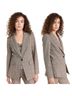Veronica Beard Plaid Brown Blazer Size 8 - photo 1