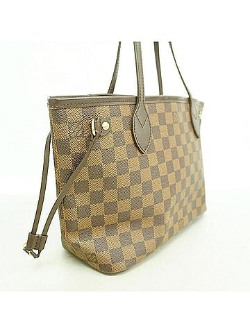 Louis Vuitton Louis Vuitton Damier Neverfull PM Tote Bag N51109 Ebene (Women's) (view 2)
