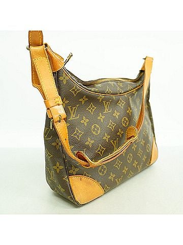 Louis Vuitton Louis Vuitton Monogram Boulogne 30 Shoulder Bag M51265 Brown Women's (view 2)
