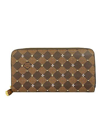Louis Vuitton Louis Vuitton Damier Studded Zippy Wallet N60473 Ebene Rose Ballerine Women's Long (view 1)