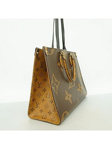 Louis Vuitton Louis Vuitton Monogram Giant Reverse OnTheGo MM Tote Bag M45321 Brown 2-way bag for women (view 2)