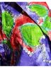 Retro 100% Polyester Floral Multi Color Blazer Size M - photo 2