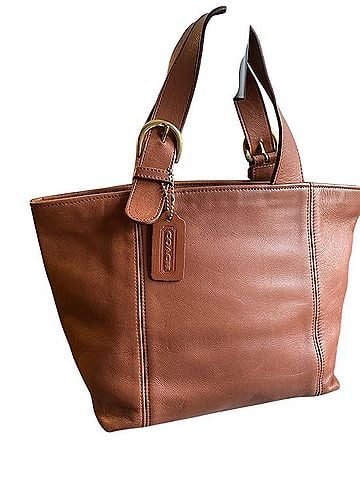 Coach Leather Tote (view 1)