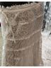 Retro 100% Lace White Casual Skirt Size M - photo 11