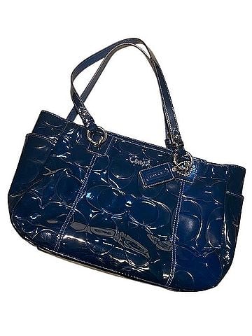 Coach Signature Leather Tote (view 1)